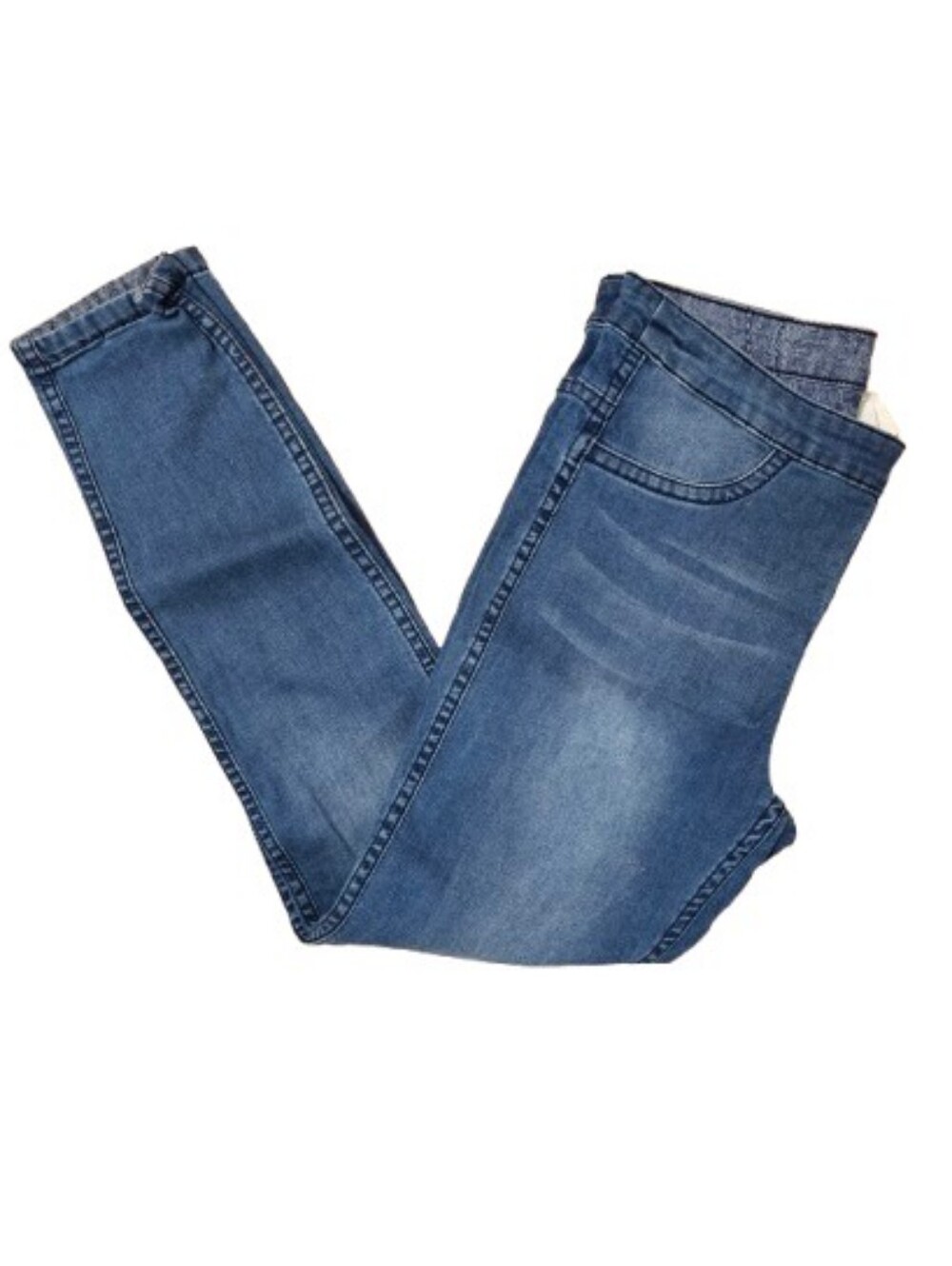 Tribal Jeans Classic Blue Denim Jeggings - Stretch Skinny Jeans